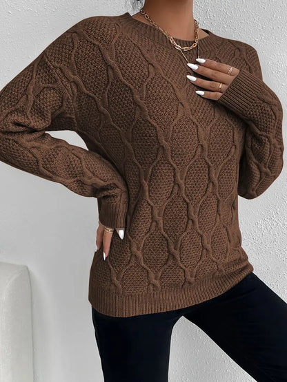 Phaedra® | Casual cable knit sweater