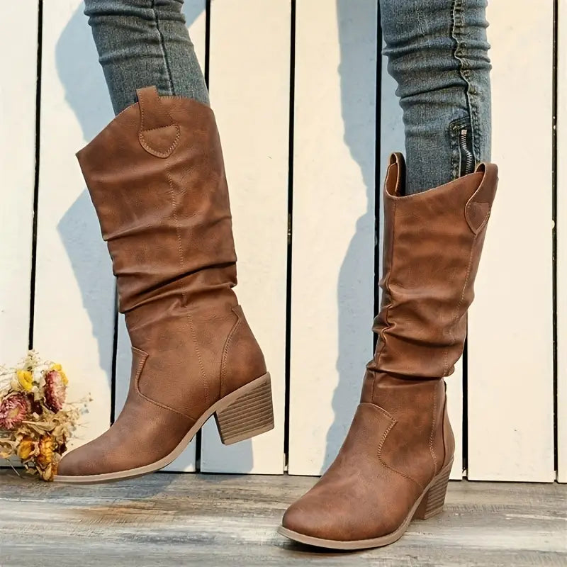 Amparo® | Elegant faux leather boots for women