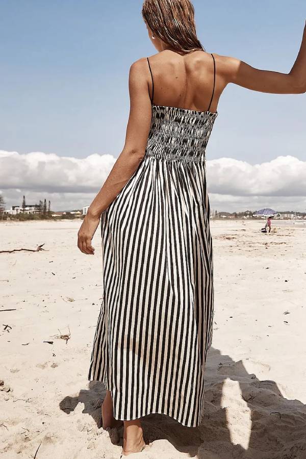 Zoe® | Elegant dress with zebra stripes