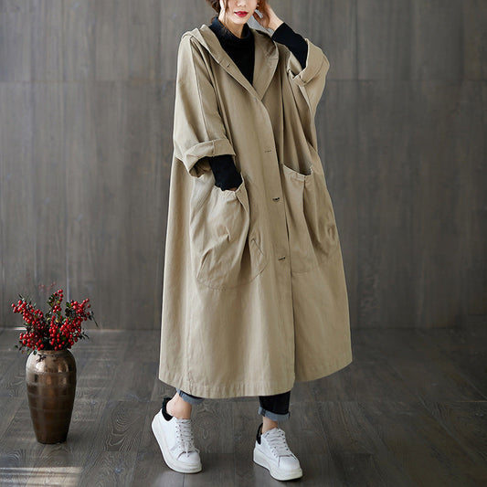 Samanta® | Oversized hooded Lanna coat