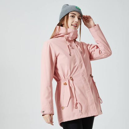 Silvia® | Essential hooded jacket with zip waist