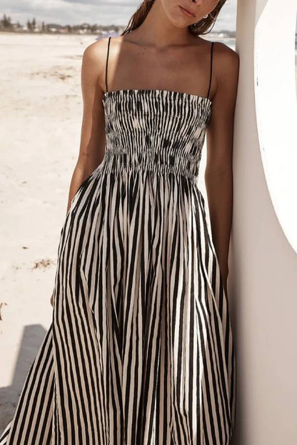 Zoe® | Elegant dress with zebra stripes