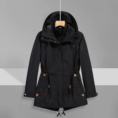 Silvia® | Essential hooded jacket with zip waist