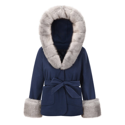 Xena® | Women's jacket with extra large fur hood