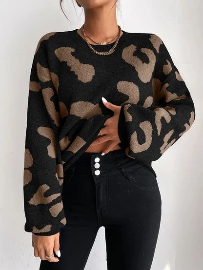 Ana® | Trendy leopard print sweater