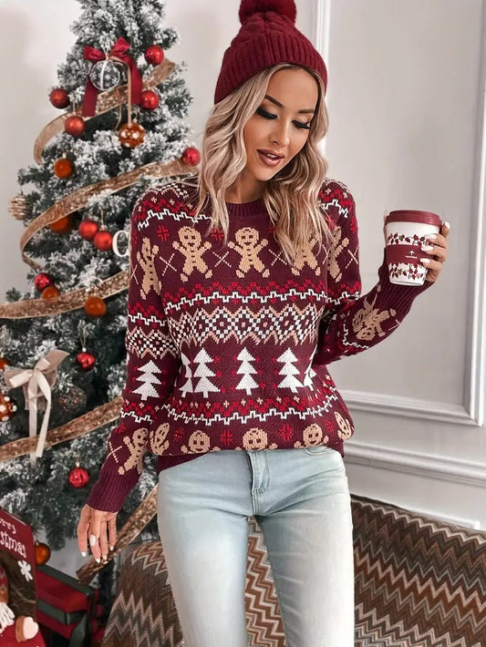 Victoria® | Christmas sweater with a festive reindeer