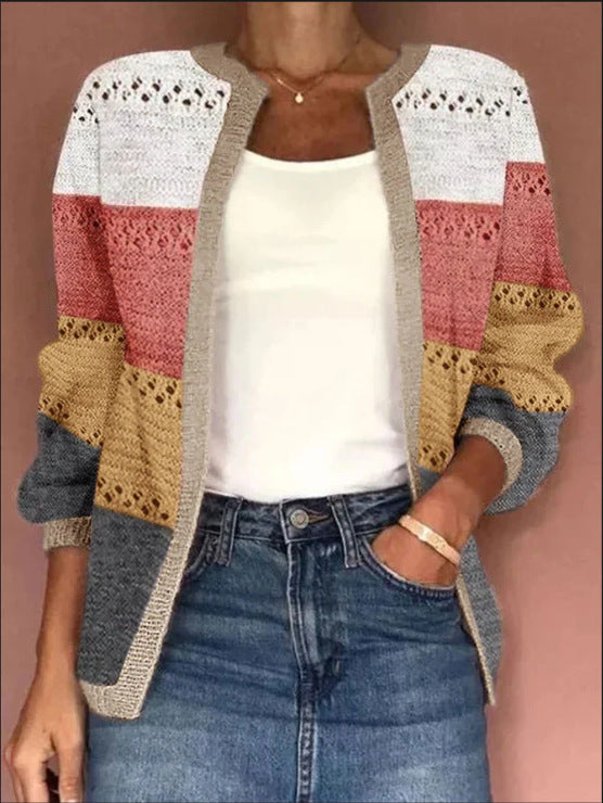 Natividad® | Casual Jacquard Wrap Cardigan🔥Buy 2 Free Delivery