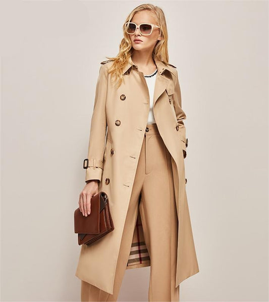 Adriana® | Women's windbreaker trench coat with a tailored fit