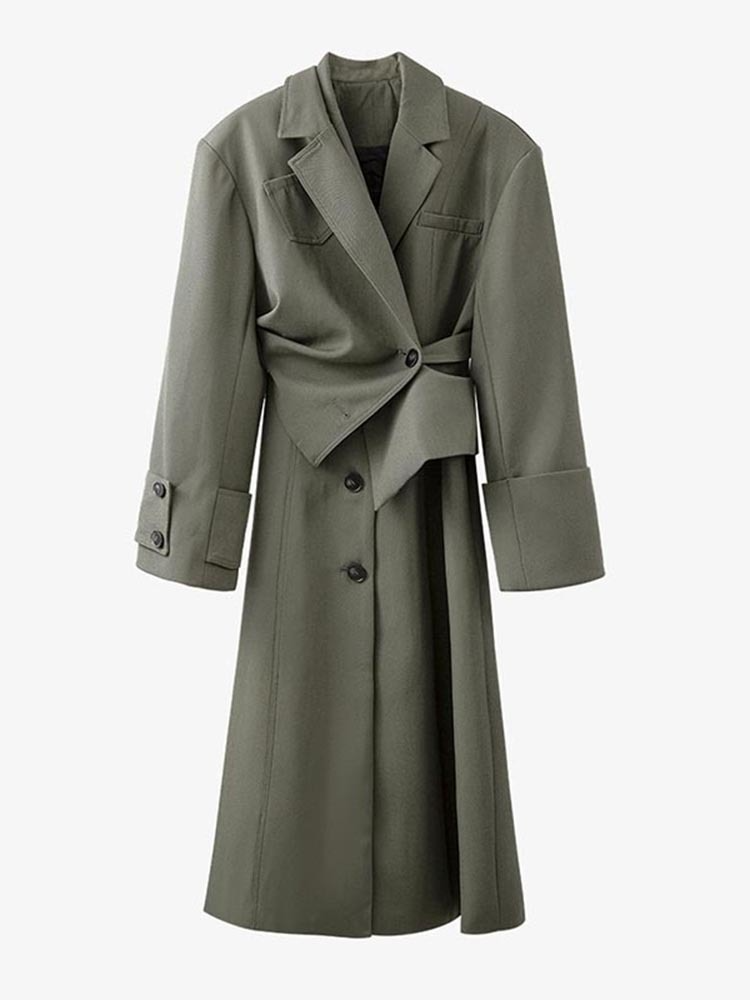 Zara® | Dark green long coat