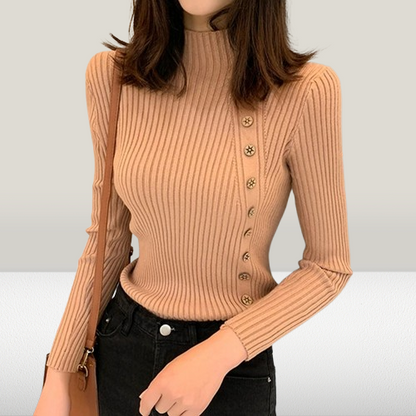 Yesenia® | Elegant knitted turtleneck sweater for women