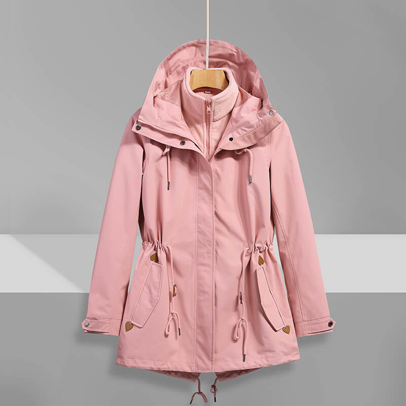 Silvia® | Essential hooded jacket with zip waist