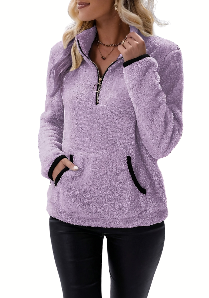 Susana® | Half zip fleece lining