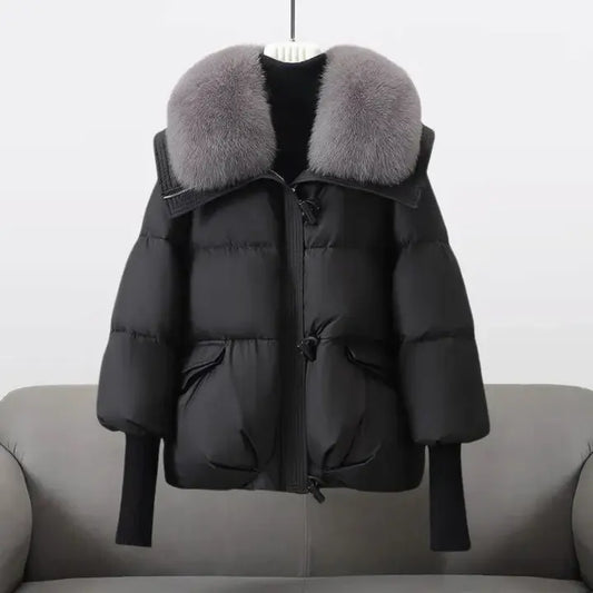 Quintina® | Luxurious winter jacket with fur collar