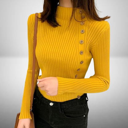 Yesenia® | Elegant knitted turtleneck sweater for women