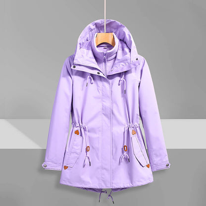 Silvia® | Essential hooded jacket with zip waist