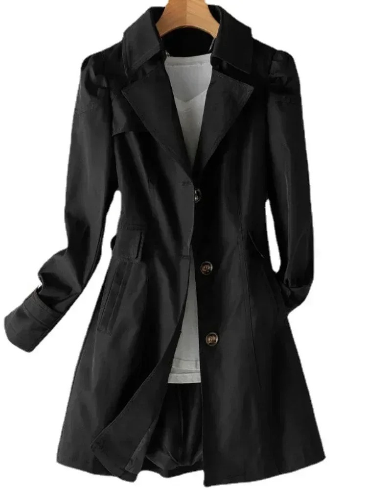 Yolanda® | Women's slim-fit short coat with one-button closure