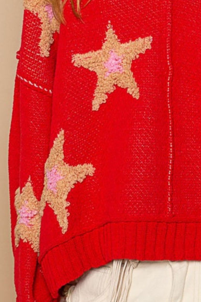 Alina® | Long sleeve sweater with star patch