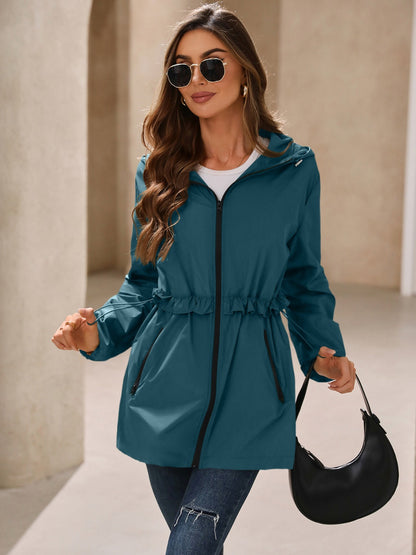 Paulina® | Waterproof, long-sleeved outdoor windbreaker with hood