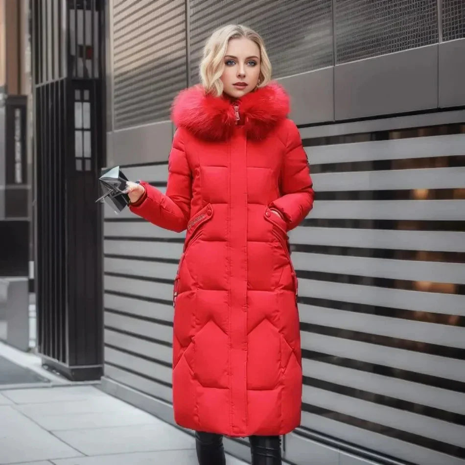 Yoselin® | Italian Stylish Coat With Faux Fur