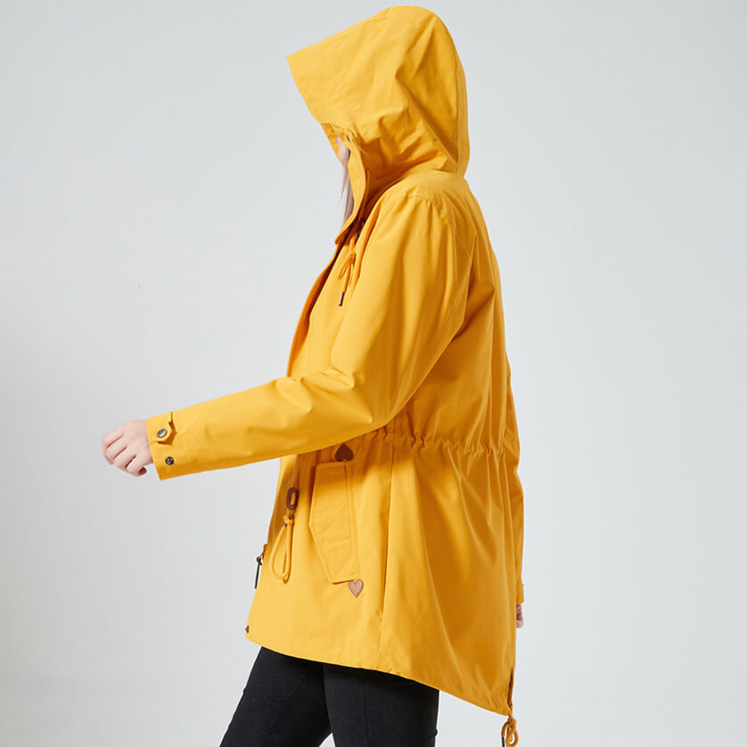 Silvia® | Essential hooded jacket with zip waist