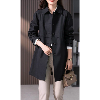 Zenaida® | Classic slim-fit women's coat with one-button closure