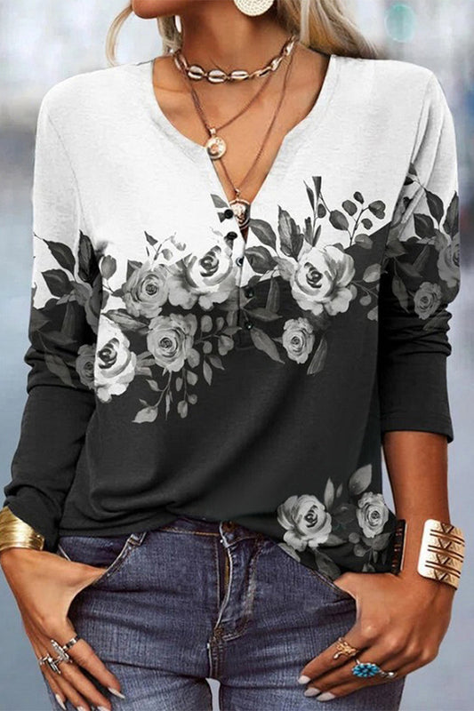 Victoria® | Casual printed V-neck tops