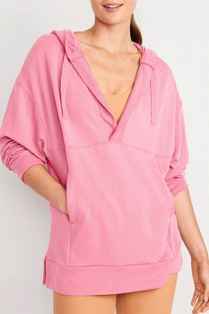 Yesenia® | Casual solid tops with pockets and V-neck