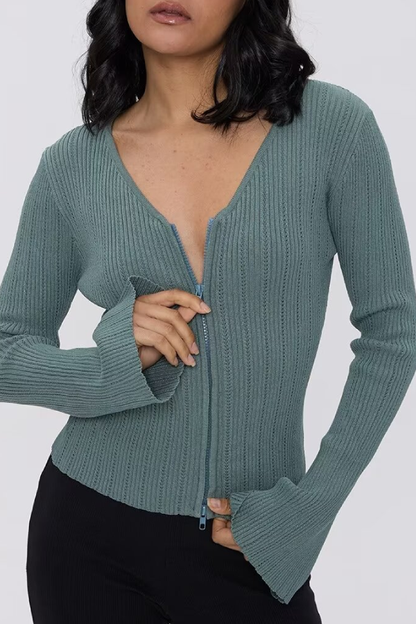 Toni® | Slim cardigan with V-neck