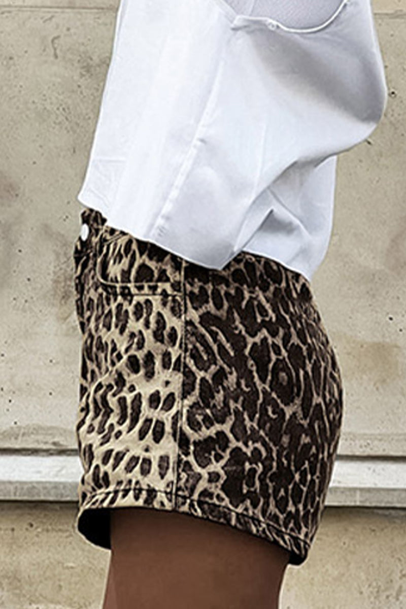 Wanda® | Casual printed loose pants with leopard pocket, type A, fully printed