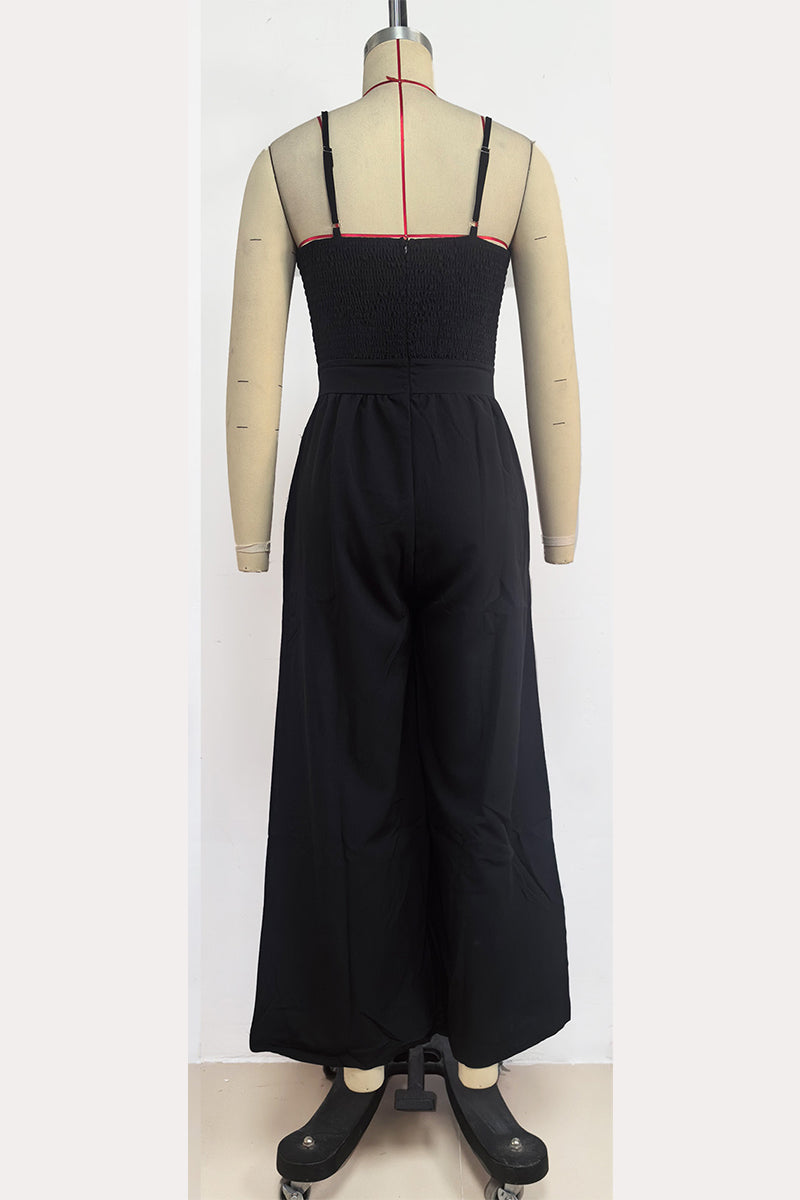 Petra® | Casual Solid Color Loose Jumpsuits with Pockets and V-Neck (3 Colors)