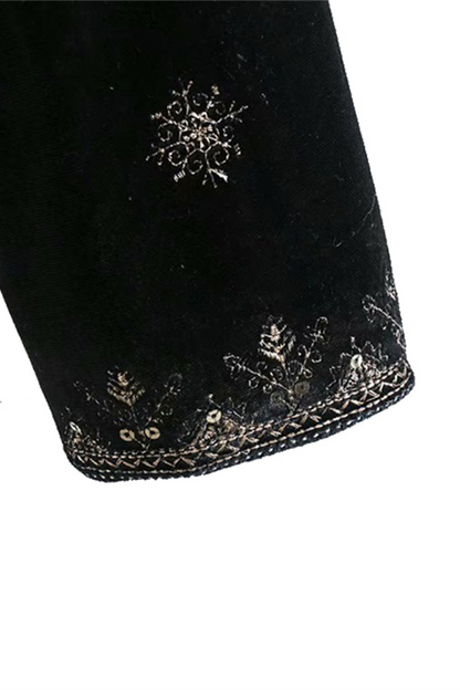 Zahara® | Casual O-neck floral embroidered outerwear