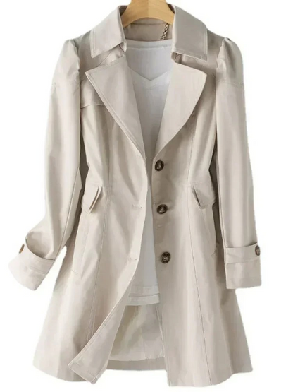 Yolanda® | Women's slim-fit short coat with one-button closure