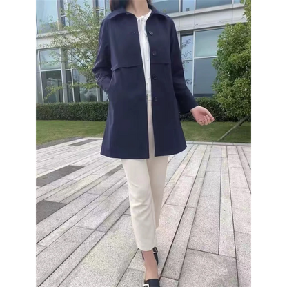 Zenaida® | Classic slim-fit women's coat with one-button closure