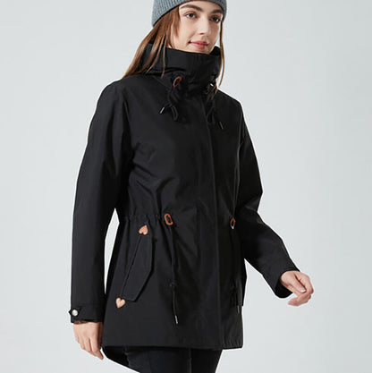 Silvia® | Essential hooded jacket with zip waist