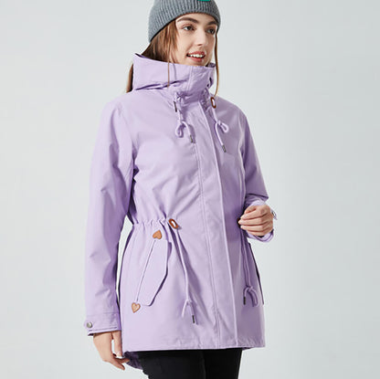 Silvia® | Essential hooded jacket with zip waist