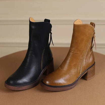 Yessica® | Stylish women's boots with a block heel