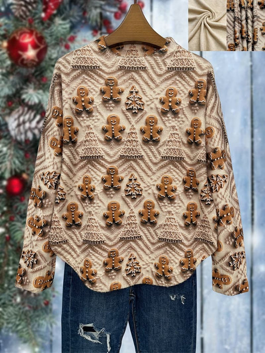 Vittoria® | Gingerbread pattern Christmas sweater