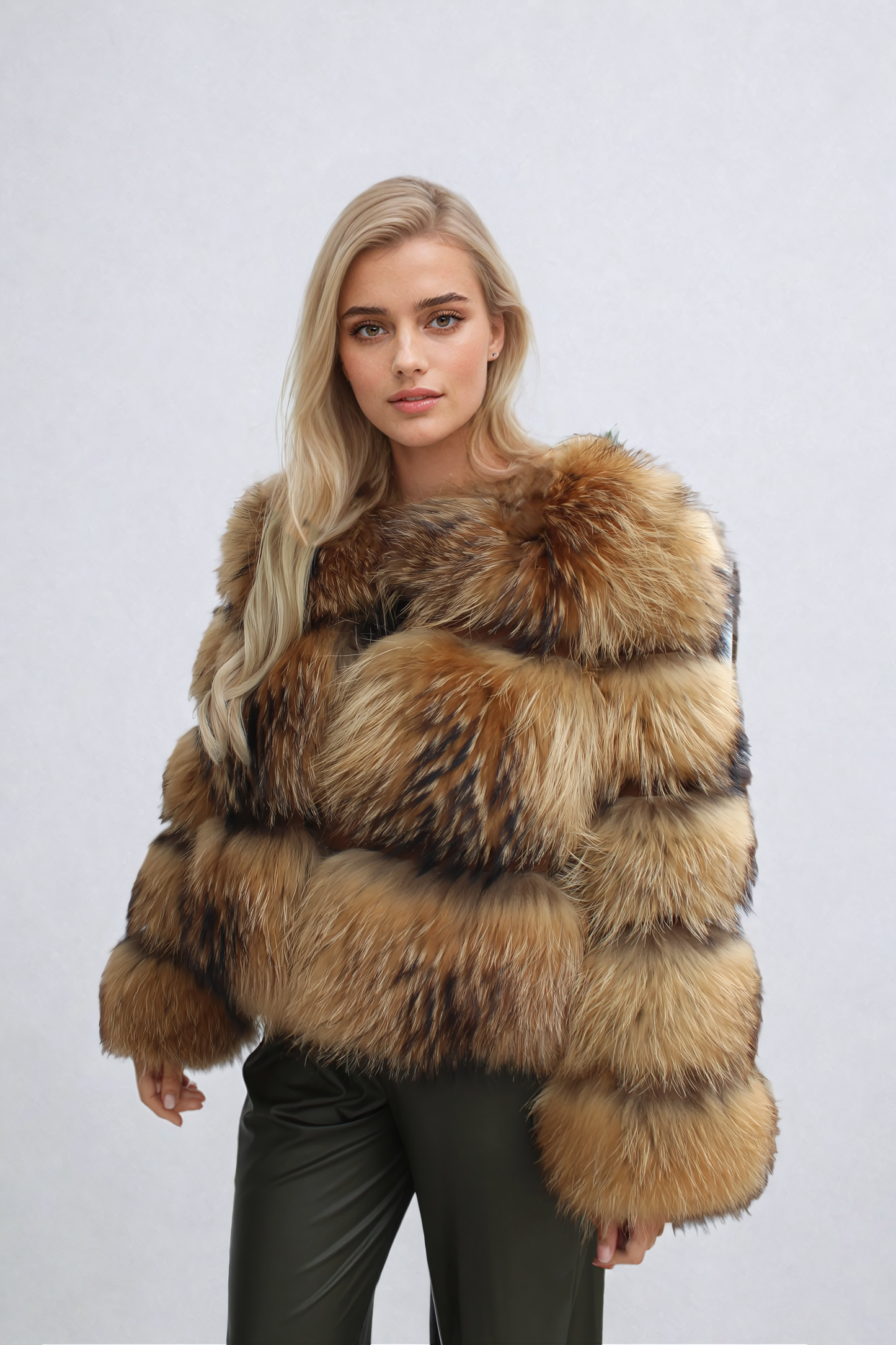 Talia® | Elegant faux fur coat