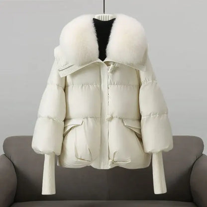 Quintina® | Luxurious winter jacket with fur collar