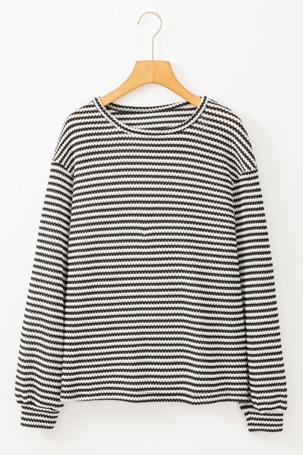 Xara® | Striped, long-sleeved top with a crew neck