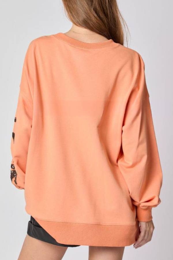 Tatum® | Halloween witch sequin sweater loose casual top