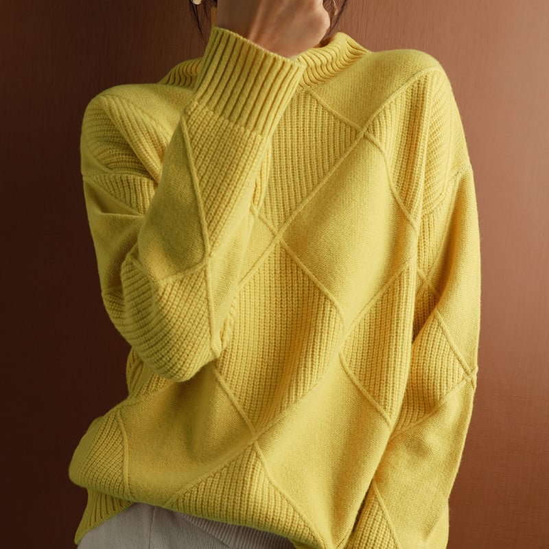 Viviana® | Comfortable soft turtleneck sweater