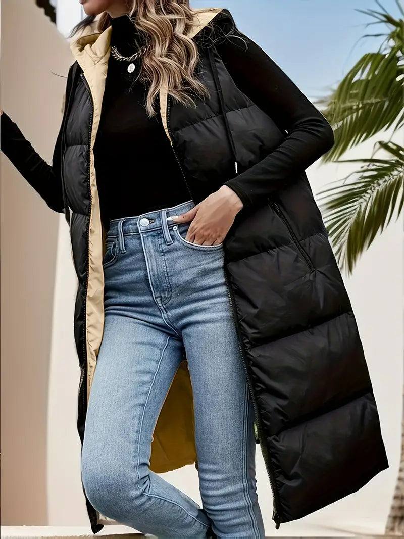 Zadie® | Versatile plus size hooded quilted winter coat