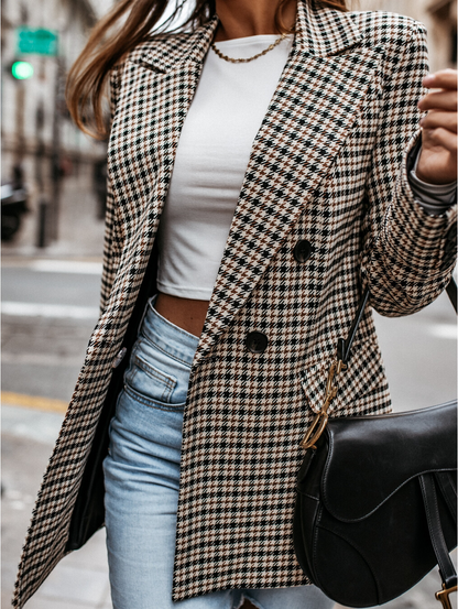 Wanda® | Stylish checked blazer