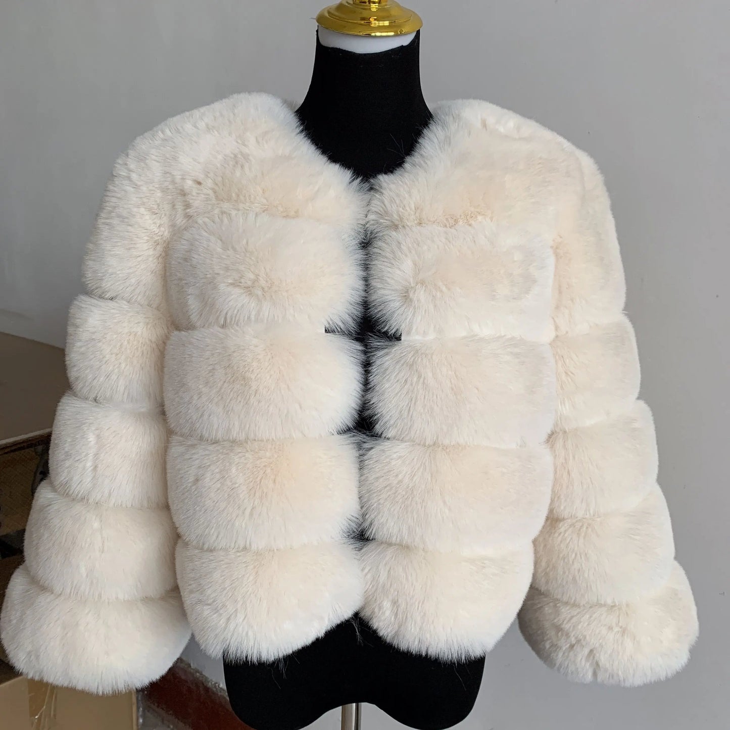 Alina® | Elegant fur winter jacket for women