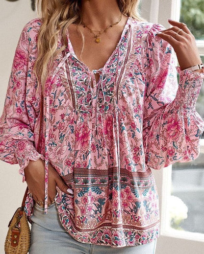 Tamsin® | Floral long sleeve blouse