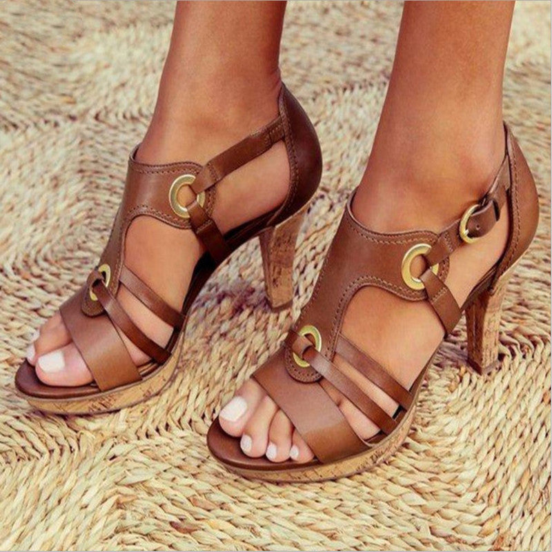 Silvia® | Comfortable high heel sandals