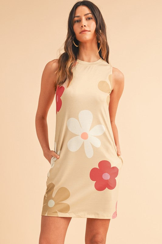 Zenaida® | Daisy print tank dress