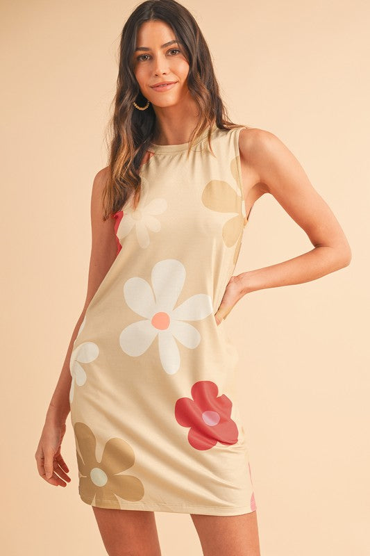 Zenaida® | Daisy print tank dress