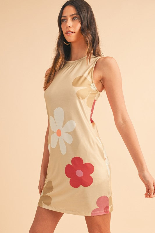 Zenaida® | Daisy print tank dress